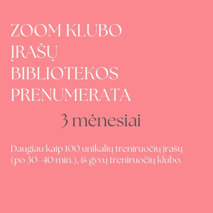 Bibliotekos prenumerata (3 mėn.)