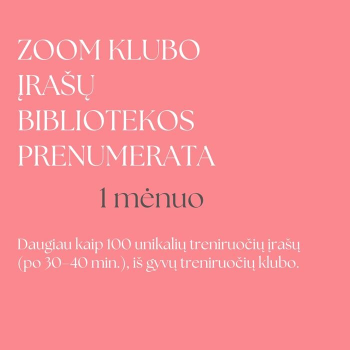 Bibliotekos prenumerata (1 mėn.)